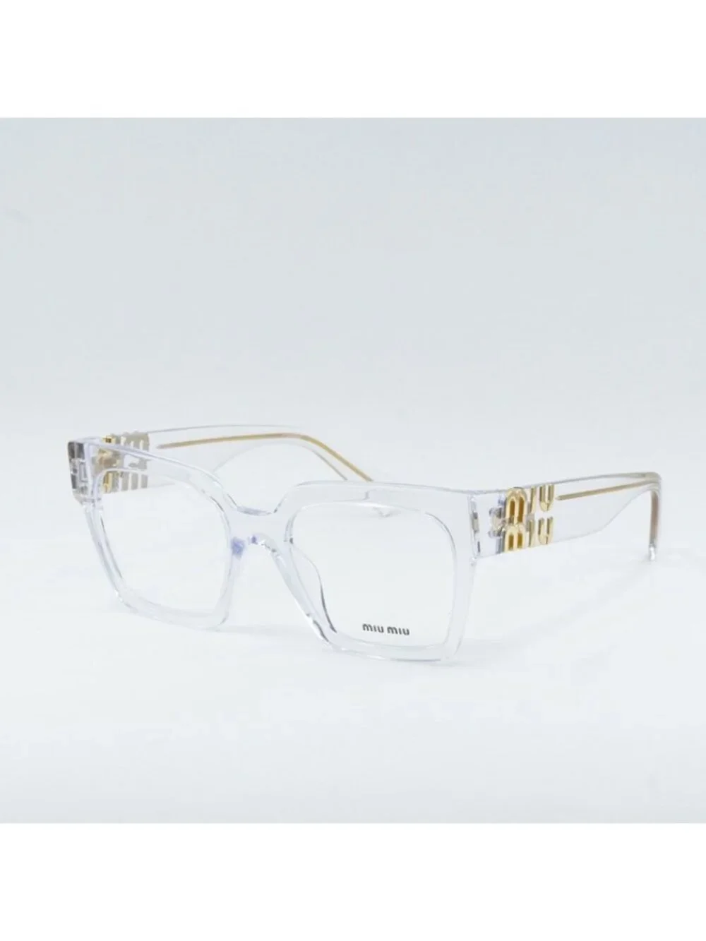 Miu Miu MU04UV 2AZ1O1 Eyeglasses - Crystal 52mm Square Frame